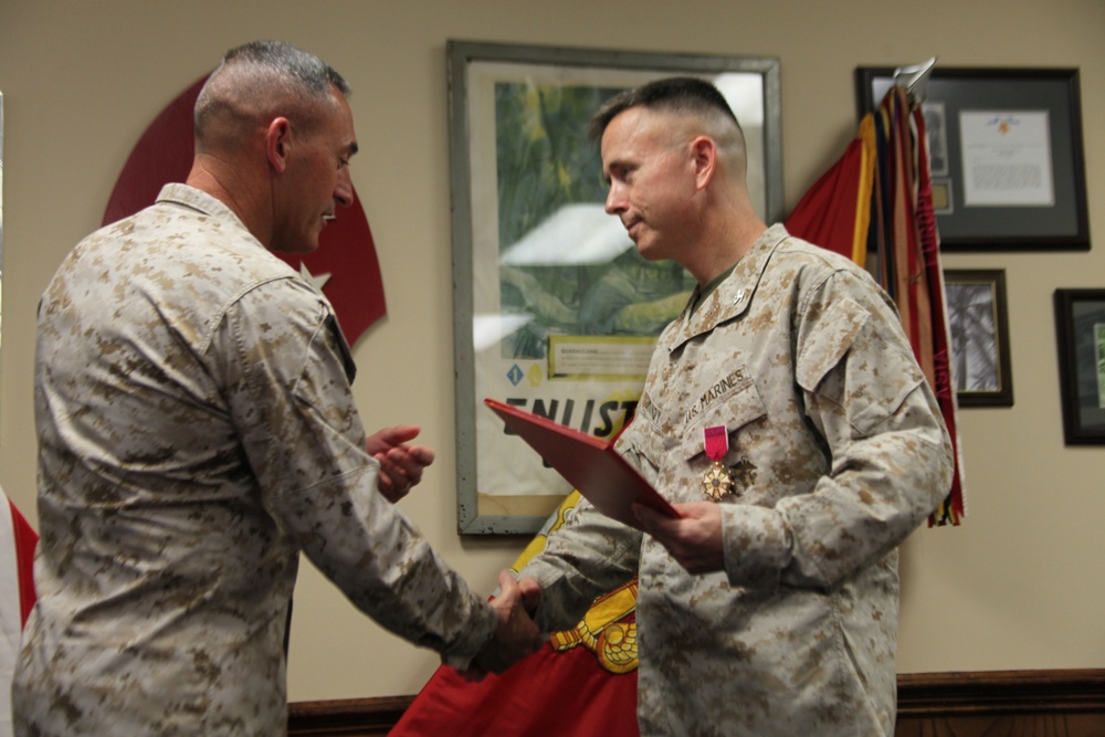 Marine awarded Legion of Merit Medal