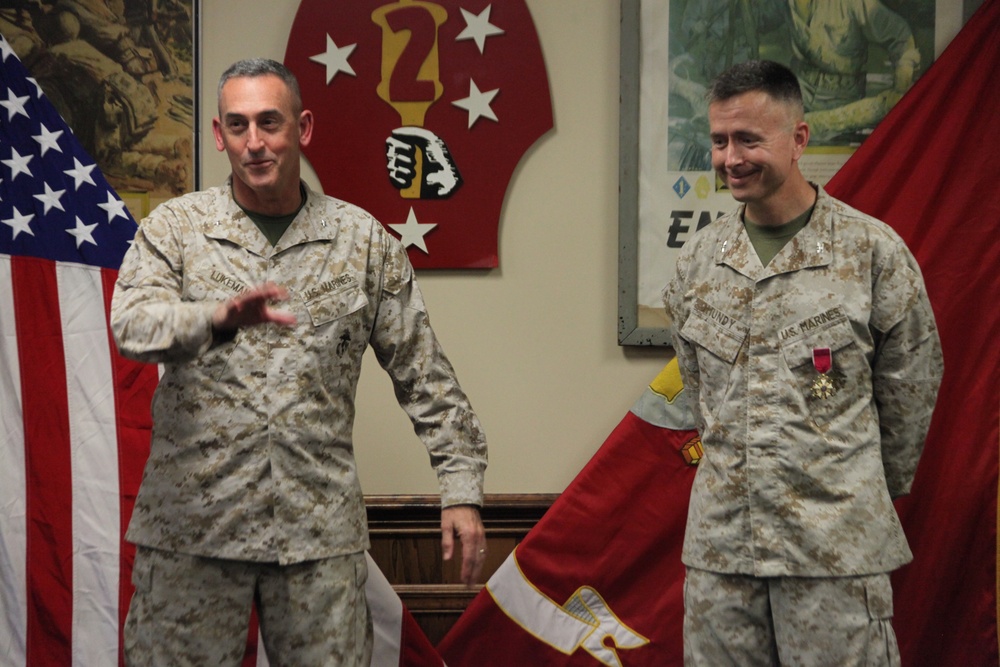 Marine awarded Legion of Merit Medal