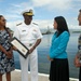 Rear Adm. Ponds receives certificate