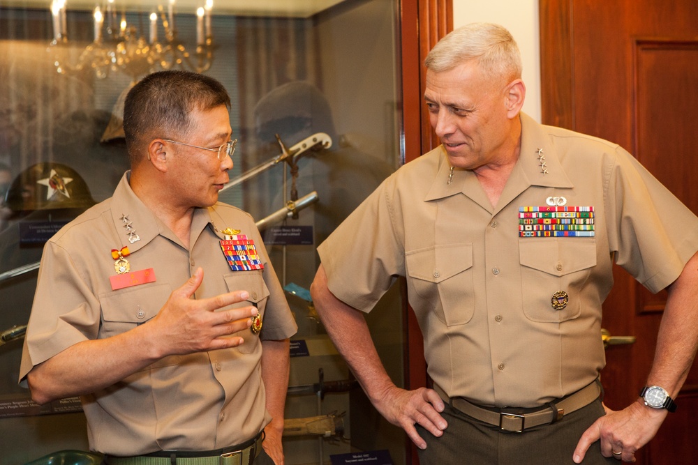 Korean Marines visit