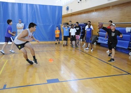 Youth football clinic held aboard FLEACT Yokosuka
