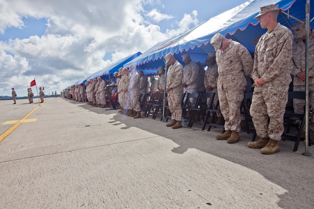 1st Marine Aircraft Wing change of command ceremony