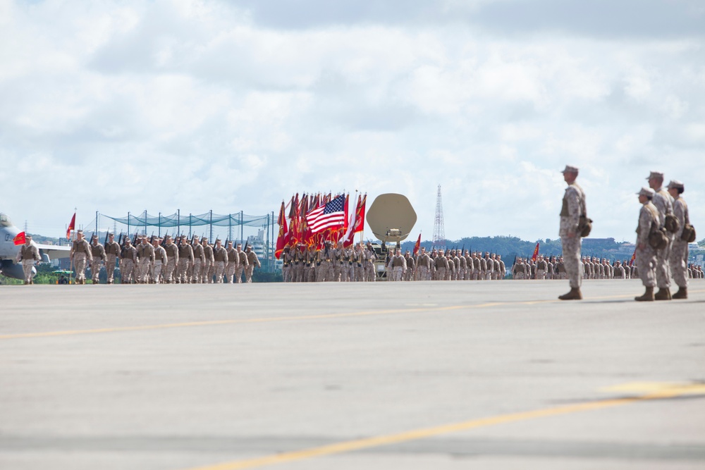 1st Marine Aircraft Wing change of command ceremony