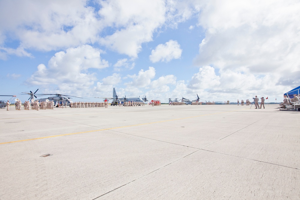 1st Marine Aircraft Wing change of command ceremony