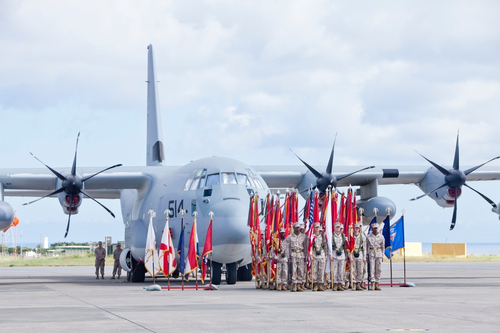 1st Marine Aircraft Wing change of command ceremony