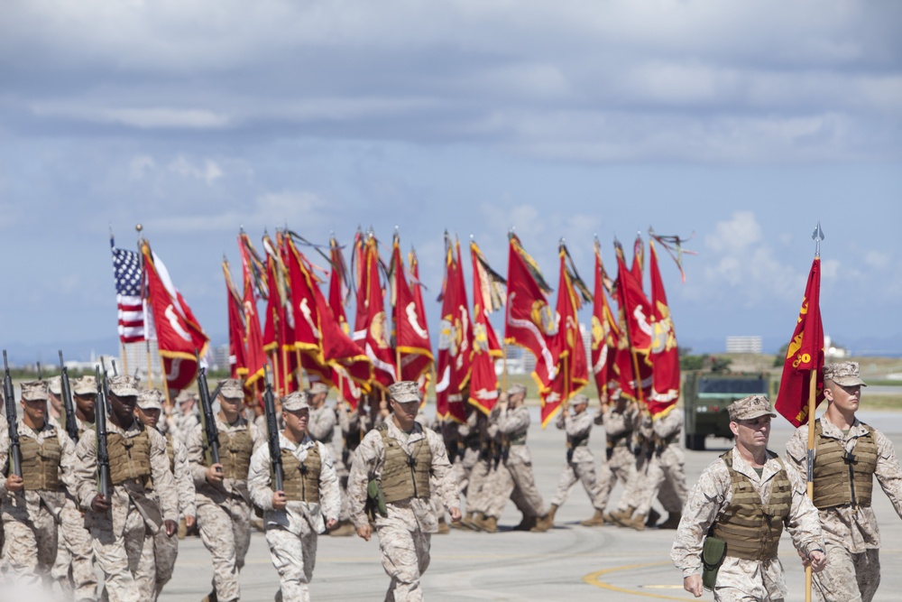 1st Marine Aircraft Wing change of command ceremony