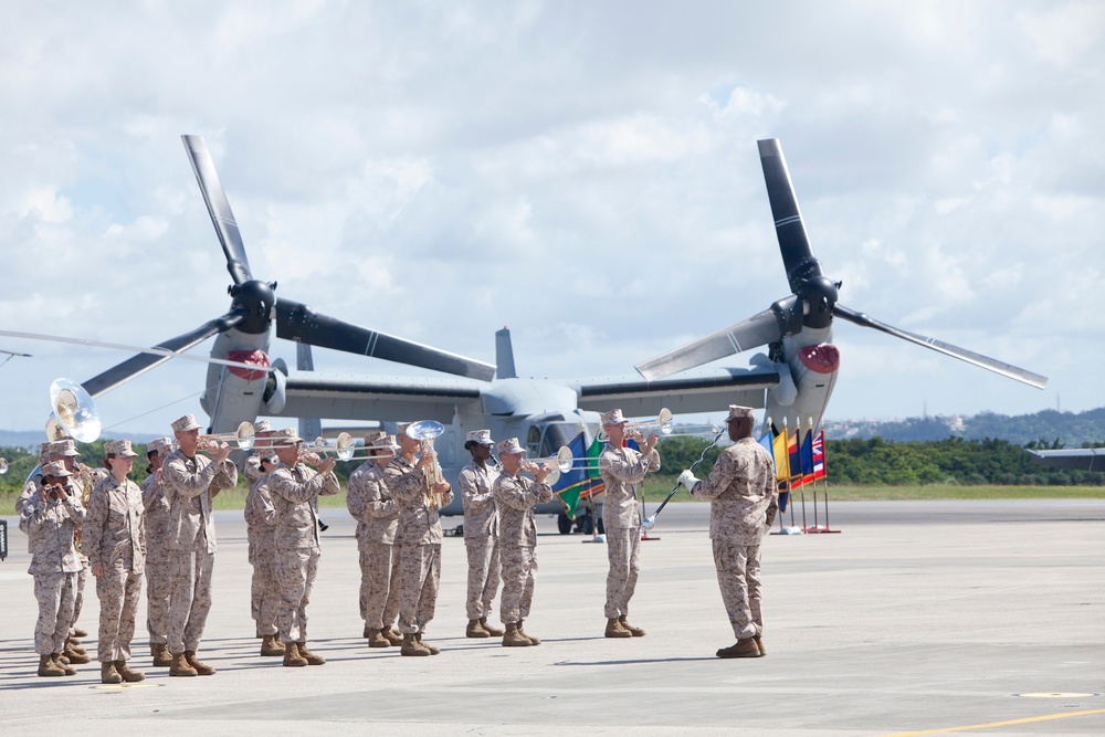 1st Marine Aircraft Wing change of command ceremony