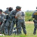 Partnership jump with Italian and US Air Force paratroopers