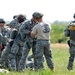 Partnership jump with Italian and US Air Force paratroopers