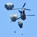 Partnership jump with Italian and US Air Force paratroopers