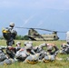 Partnership jump with Italian and US Air Force paratroopers