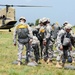 Partnership jump with Italian and US Air Force paratroopers