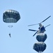 Partnership jump with Italian and US Air Force paratroopers