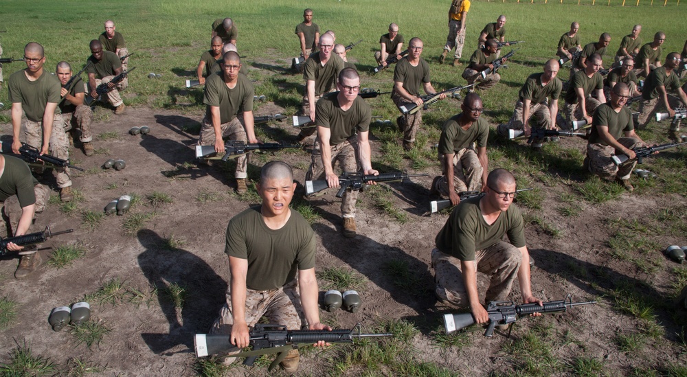 Photo Gallery: Marine recruits learn defensive martial arts techniques on Parris Island