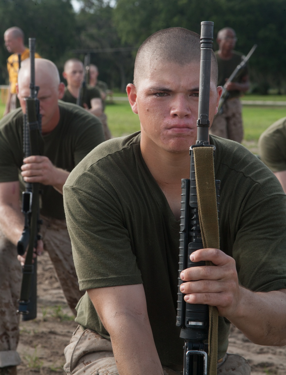 Photo Gallery: Marine recruits learn defensive martial arts techniques on Parris Island