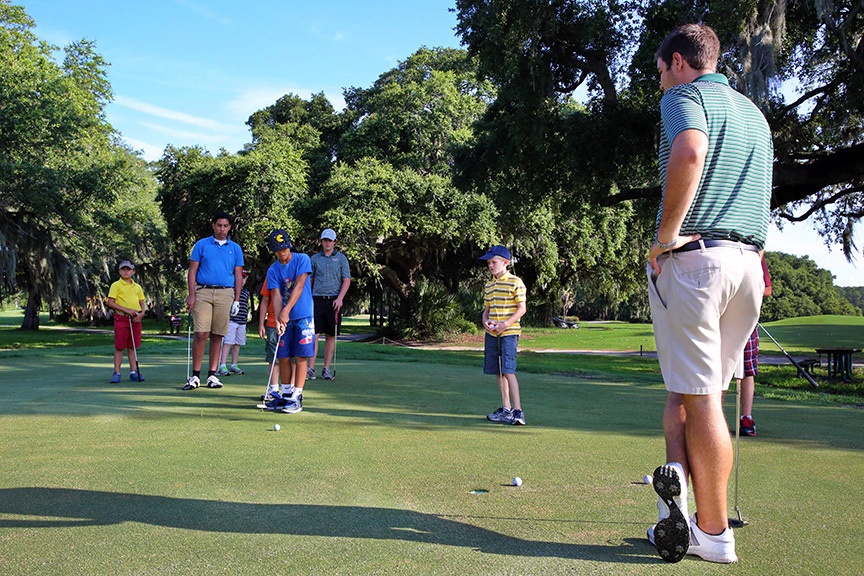 Junior golf camps held at Legends Golf Course