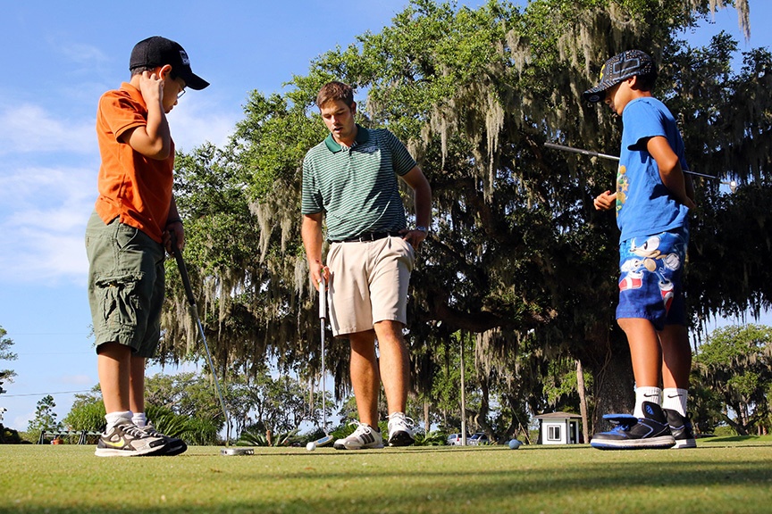 Junior golf camps held at Legends Golf Course