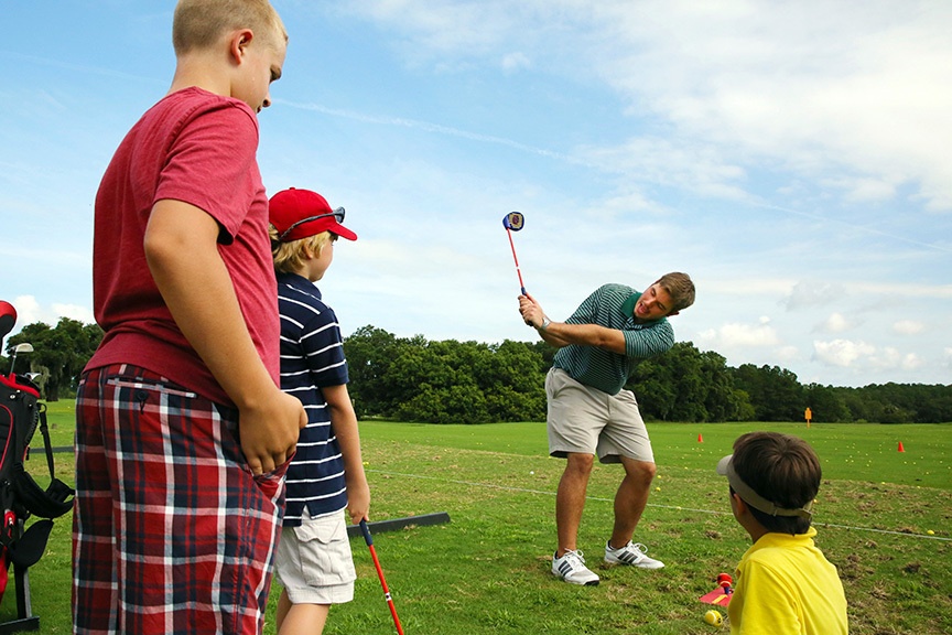 Junior golf camps held at Legends Golf Course