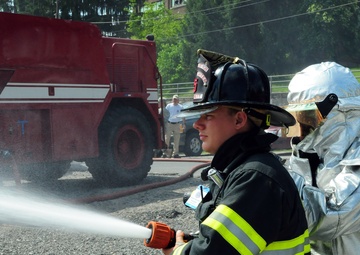 Mount Hope, Air Guard Fire Departments work hand-in-hand, support BSA Jamboree