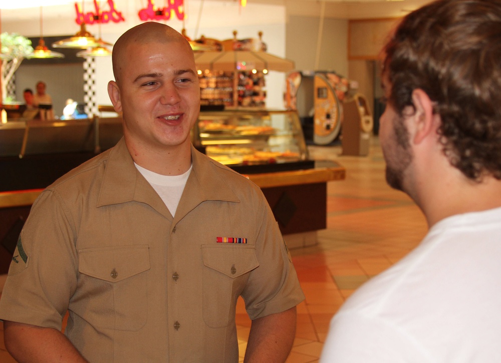 Manchester, Pa., Marine comes home, spreads opportunities in the Corps