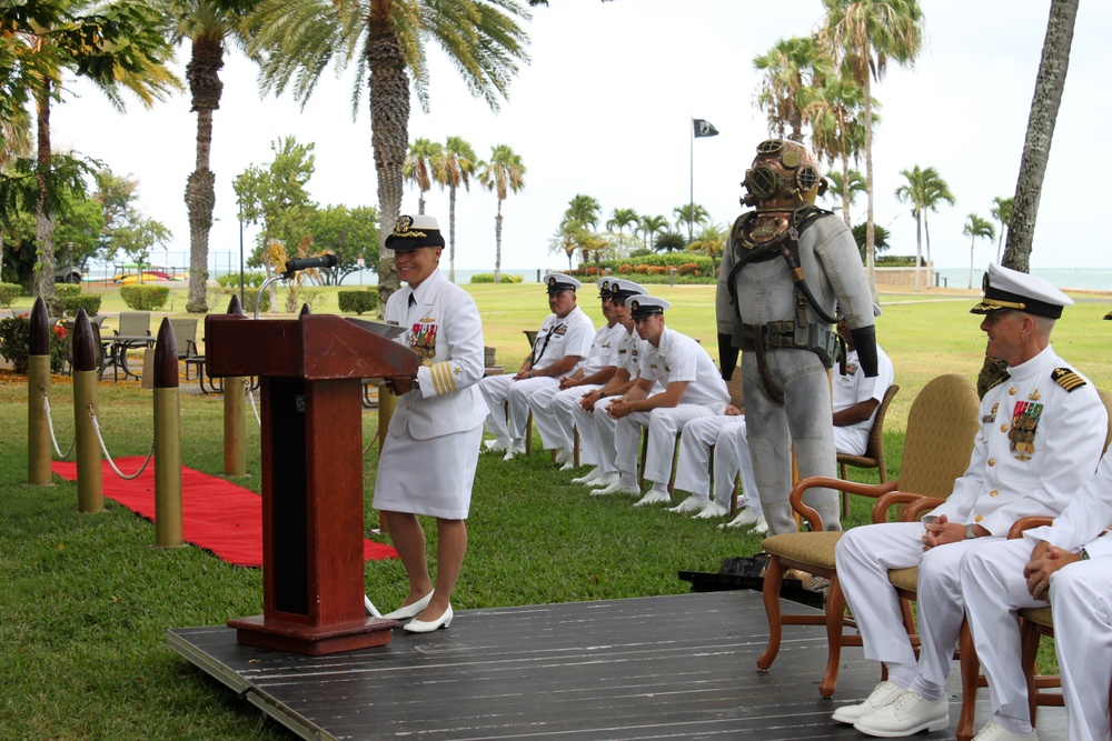 Mobile Diving and Salvage Unit One change of command