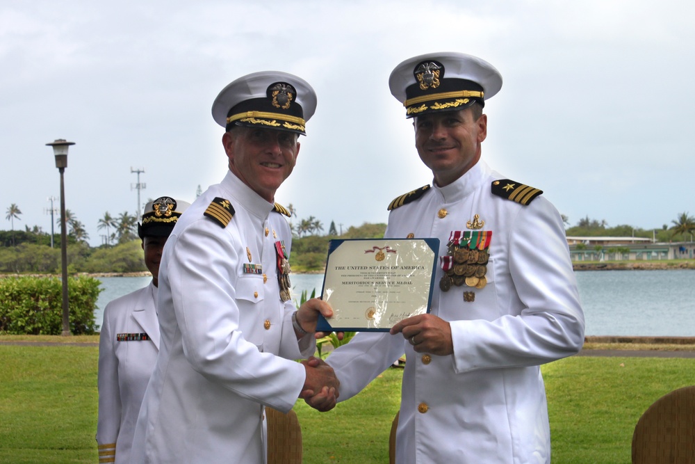 Mobile Diving and Salvage Unit One change of command