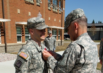 CG presents impact awards to Bayonet soldiers