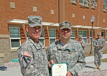 CG presents impact awards to Bayonet soldiers