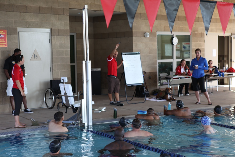 USMC Wounded Warrior Regiment Warrior Athlete Reconditioning Program Swim Camp