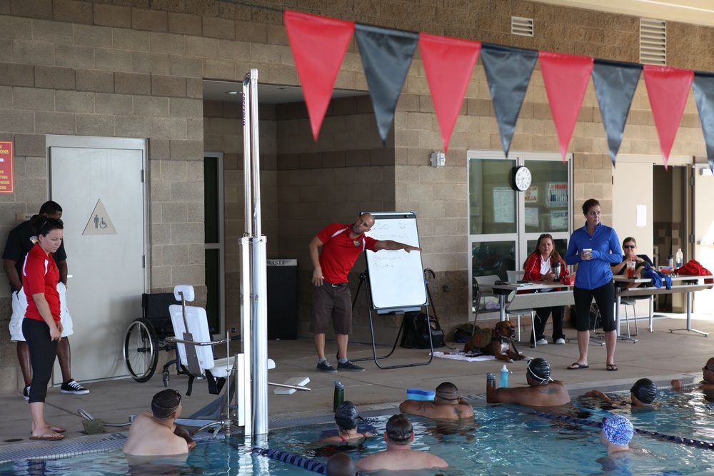 USMC Wounded Warrior Regiment Warrior Athlete Reconditioning Program Swim Camp