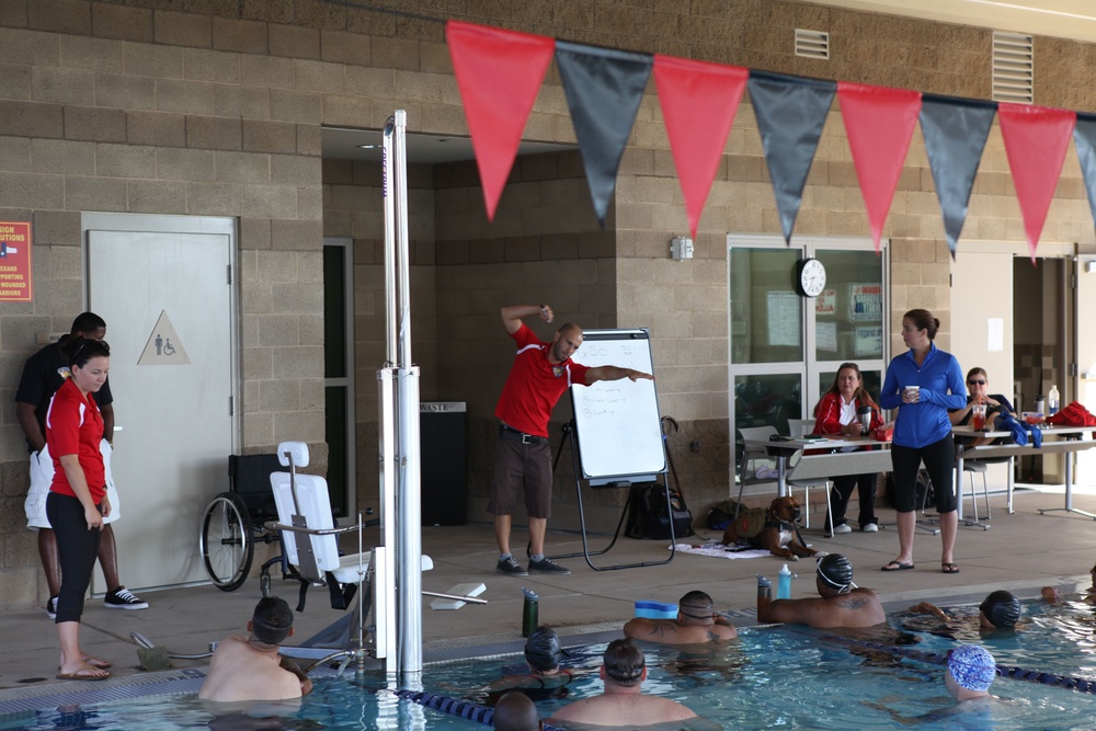 USMC Wounded Warrior Regiment Warrior Athlete Reconditioning Program Swim Camp