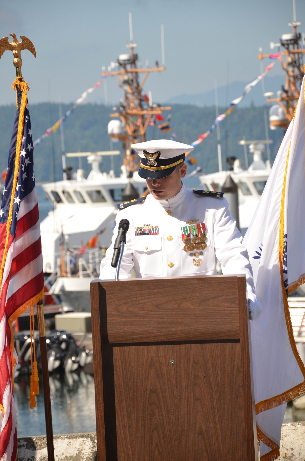 USCGC Sea Fox change of command