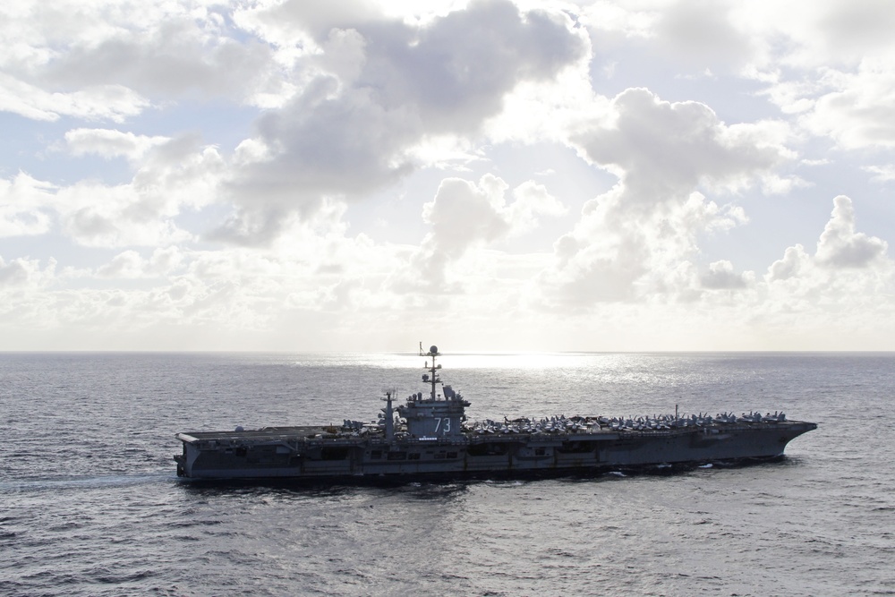 USS George Washington operates off Australian coast