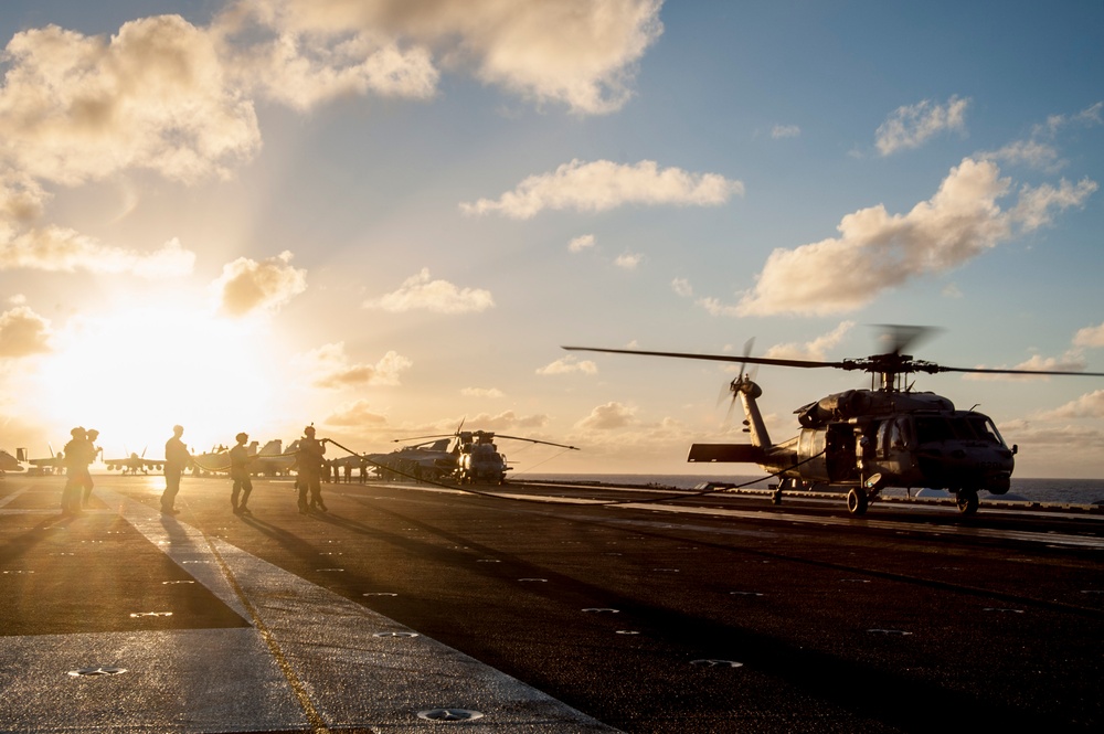 USS George Washington operates off Australian coast