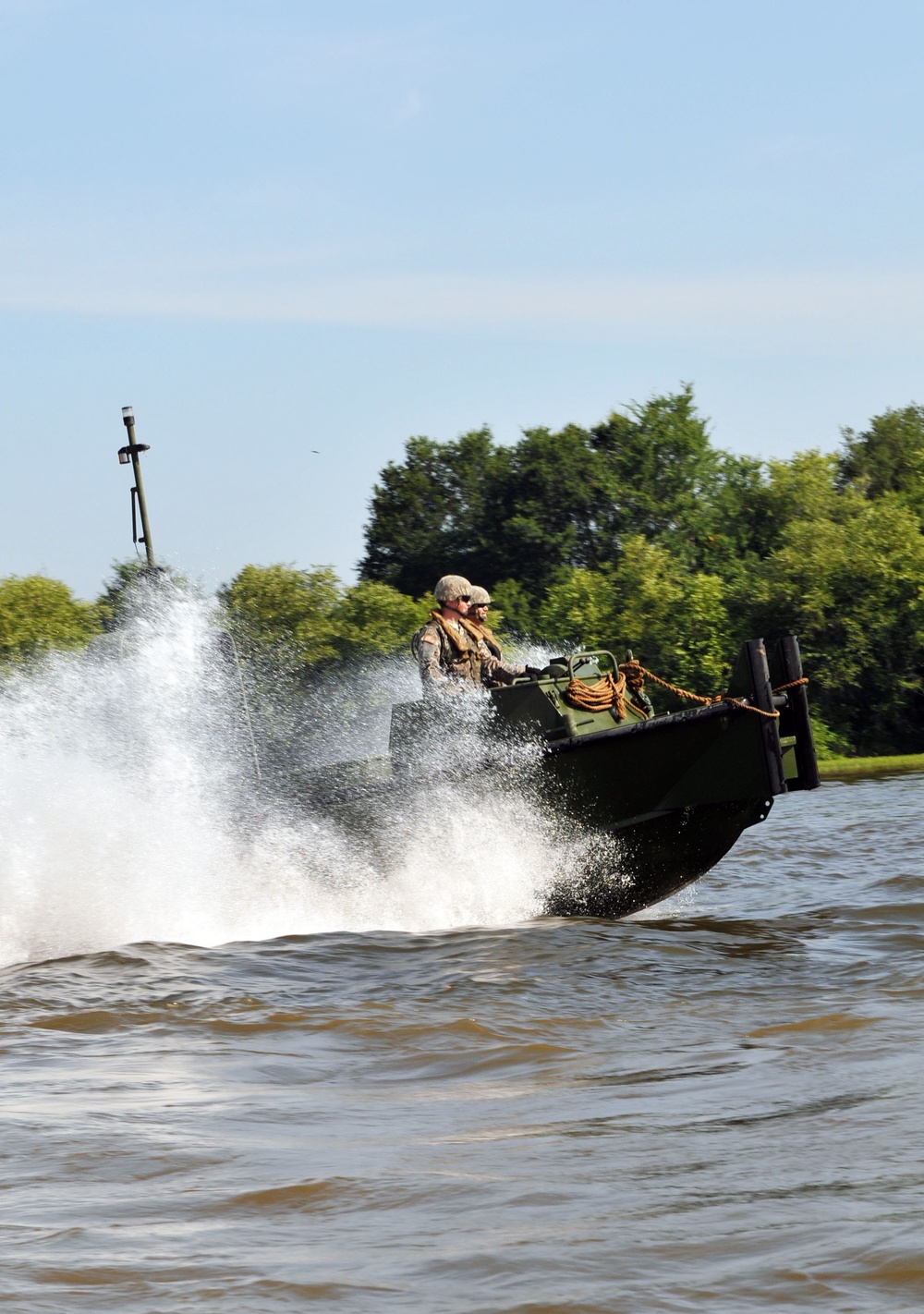 The 671st Engineer Company (Multi Role Bridge) prepare for Operation River Assault 2013