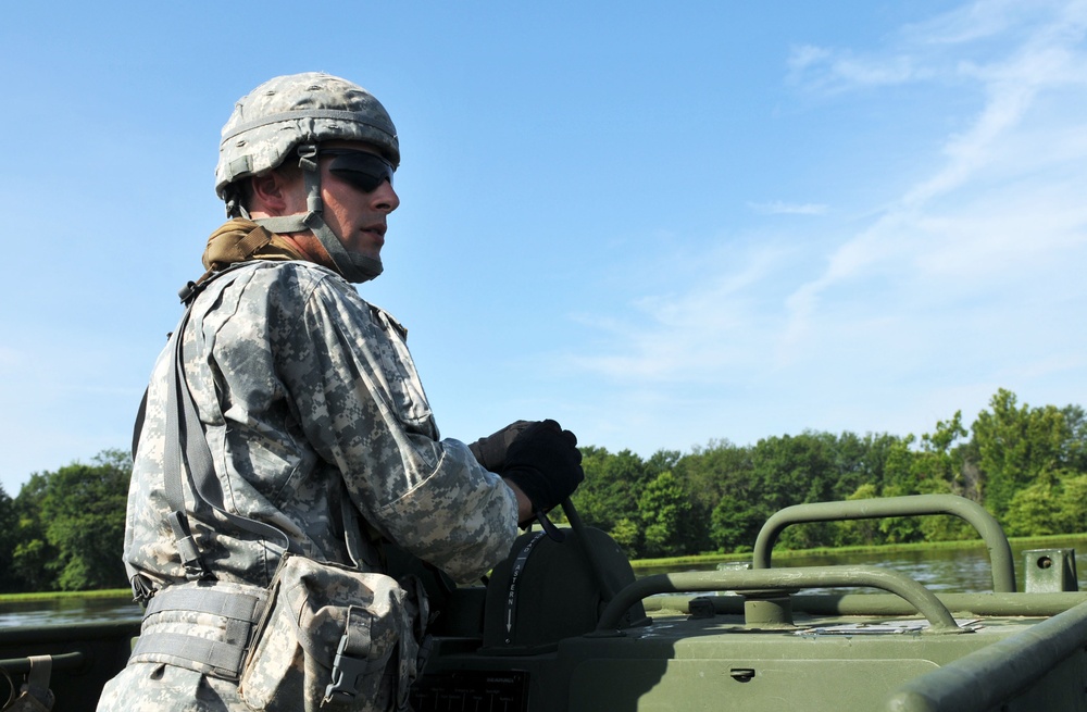 The 671st Engineer Company (Multi Role Bridge) prepare for Operation River Assault 2013