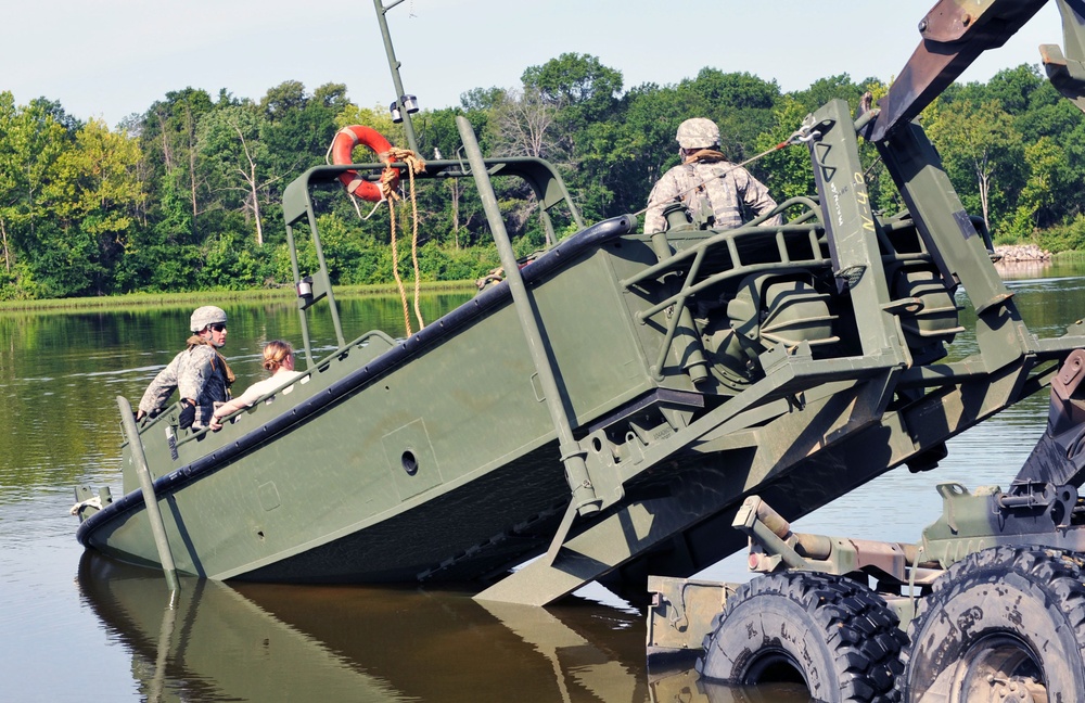 The 671st Engineer Company (Multi Role Bridge) prepare for Operation River Assault 2013