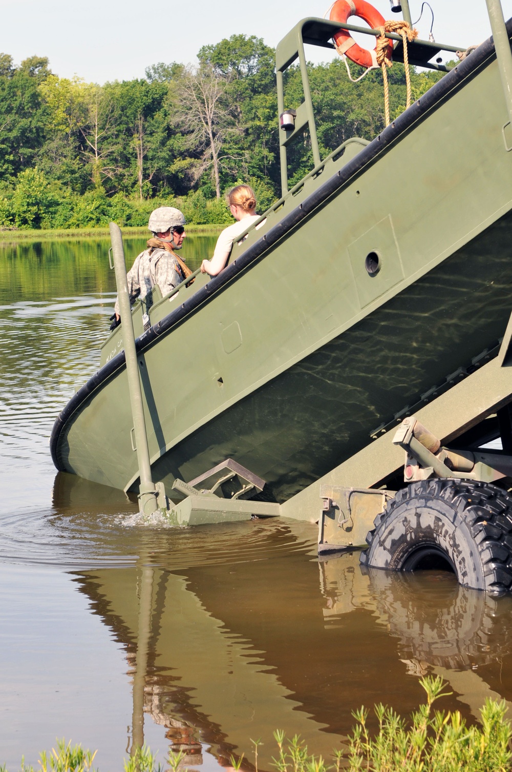 The 671st Engineer Company (Multi Role Bridge) prepare for Operation River Assault 2013