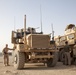 U.S. Marines with Fox Co., 2/2, return to Patrol Base Boldak