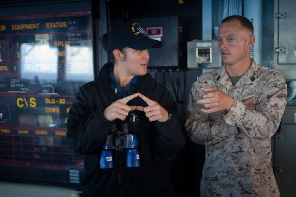 The ‘drive’ to learn: Marine qualifies to pilot Navy ships