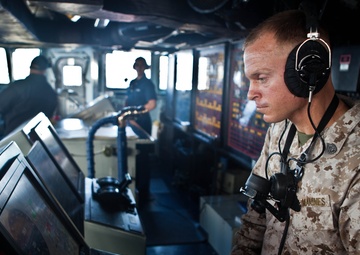 The ‘drive’ to learn: Marine qualifies to pilot Navy ships