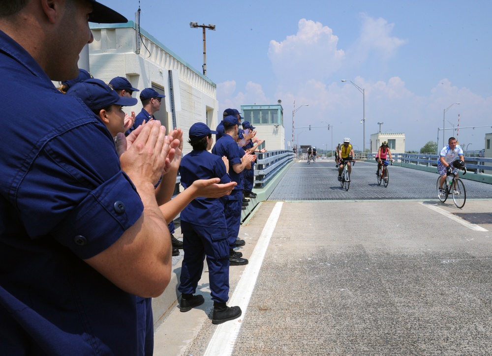 Coast Guard Station Fire Island support Wounded Warrior Project Soldier Ride