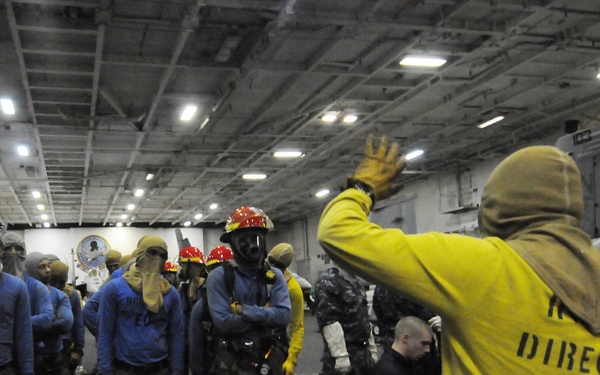 USS George Washington ensures health, safety at sea
