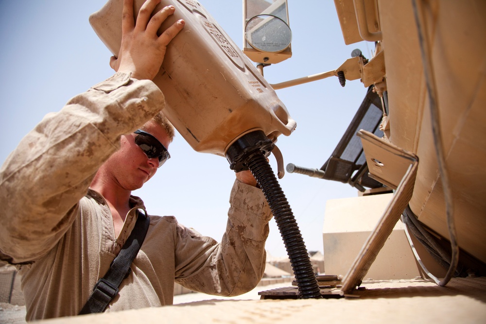 U.S. Marines with Fox Co., 2/2, conduct counter insurgency operations in Helmand province