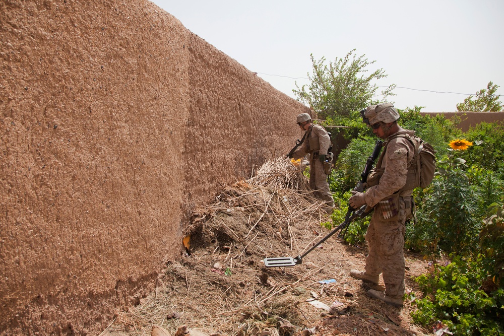 U.S. Marines with Fox Co., 2/2, conduct counter insurgency operations in Helmand province