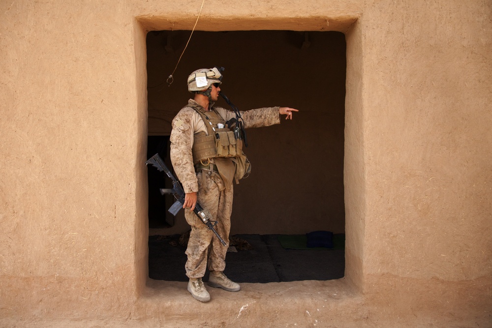 U.S. Marines with Fox Co., 2/2, conduct counter insurgency operations in Helmand province