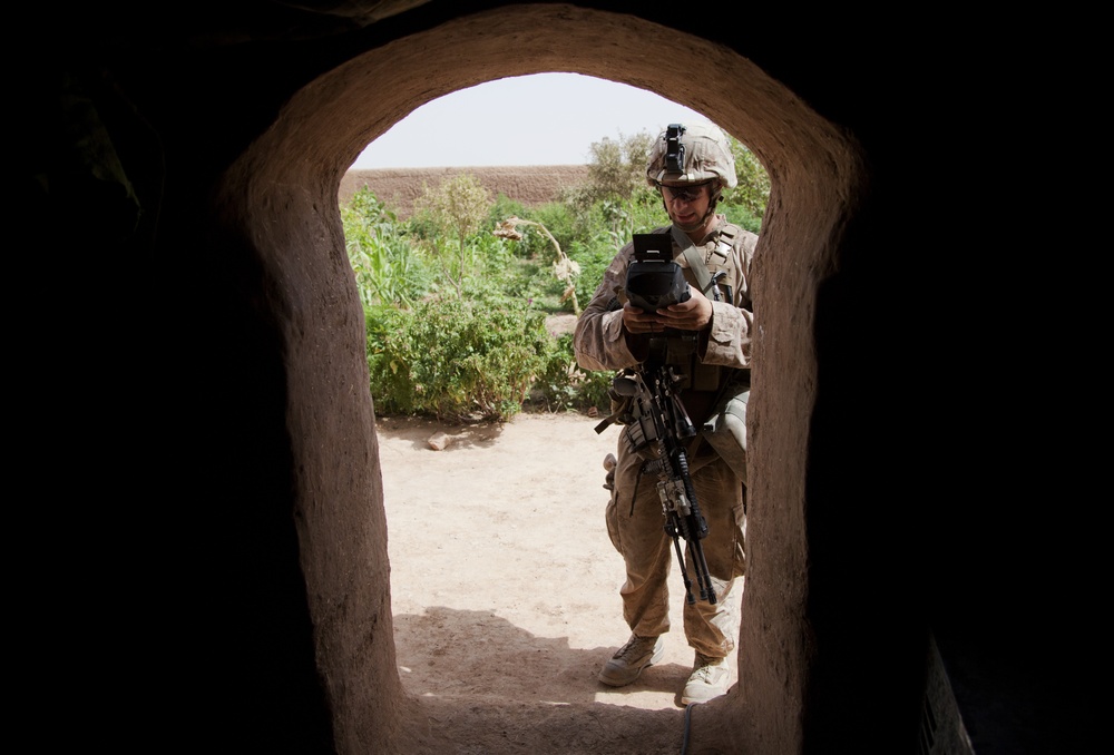 U.S. Marines with Fox Co., 2/2, conduct counter insurgency operations in Helmand province