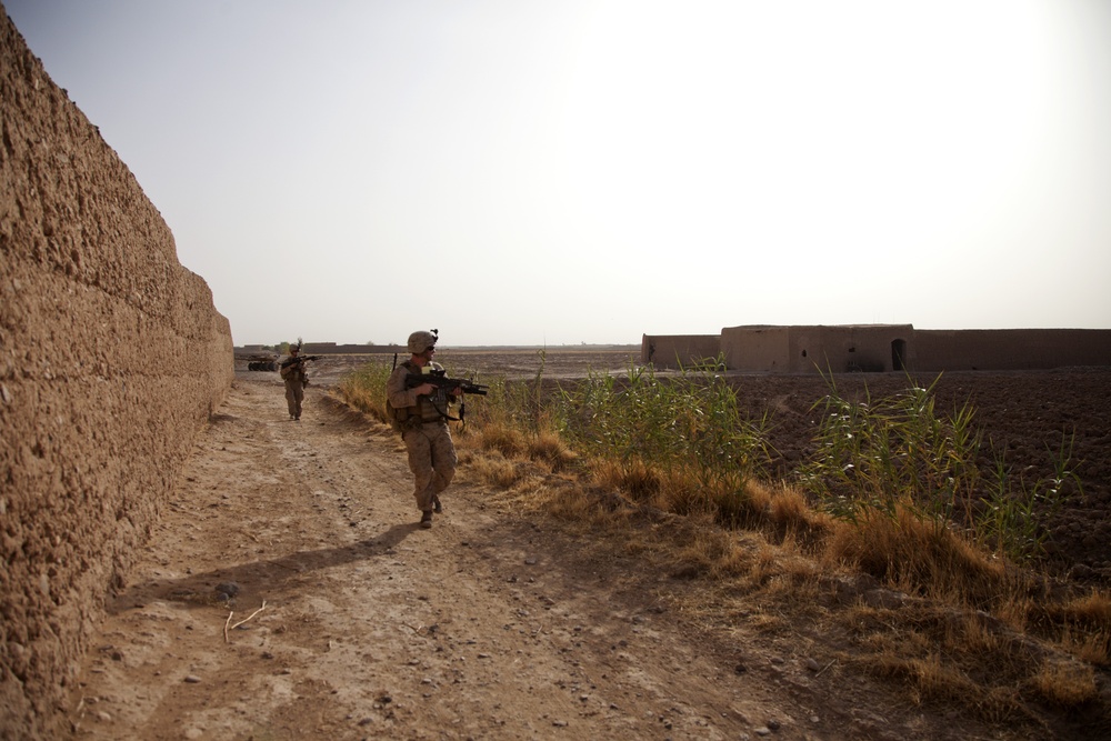 Fox Co., 2/2 Marines conduct Operation Grizzly Part 1