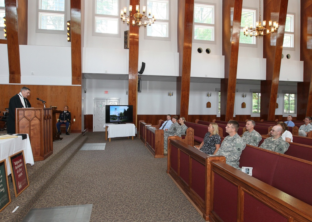 60th rededication anniversary service of Camp Zama and 238th Chaplain Corps