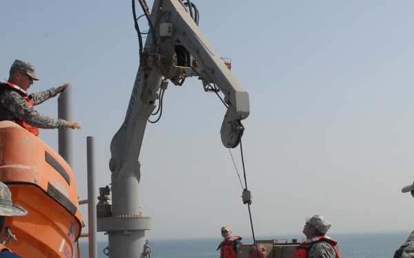 Where the land meets the sea: Training exercise brings Army watercraft and 4th BSB together to deliver humanitarian hope
